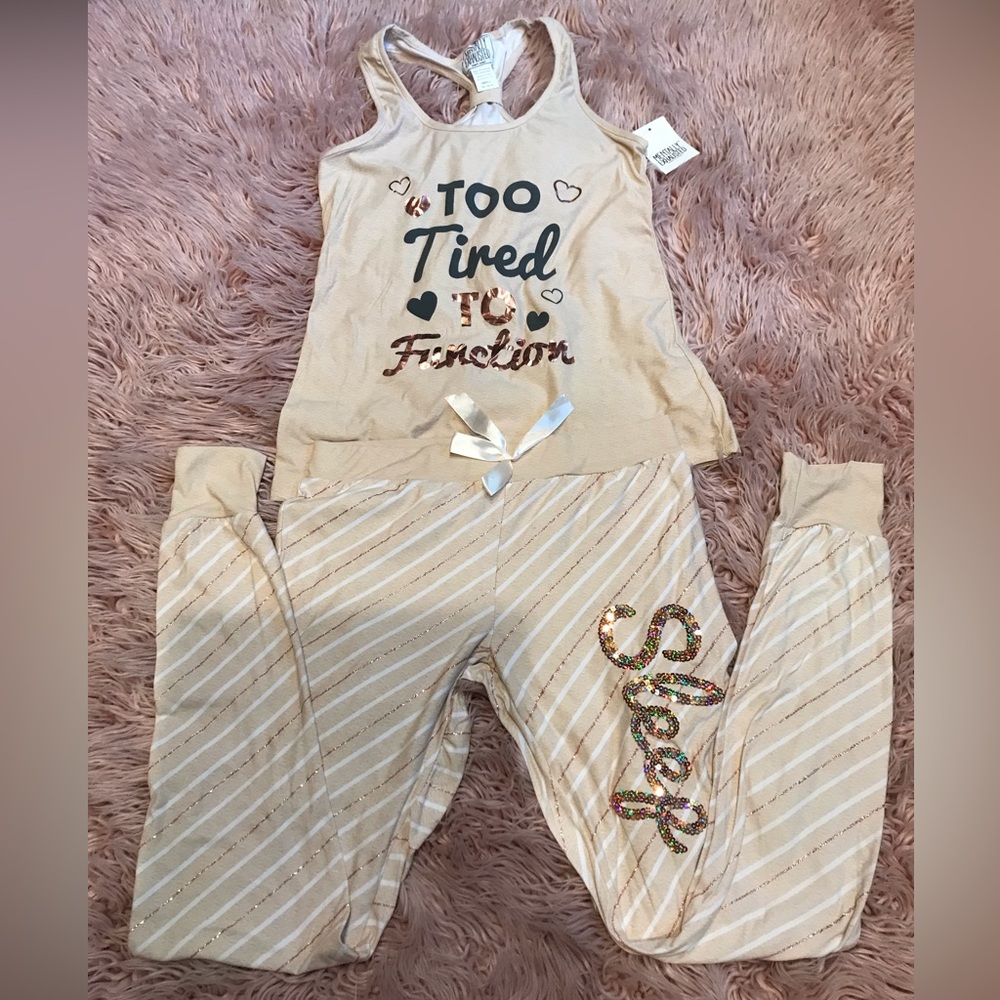 Mentally Exhausted Pajama Set